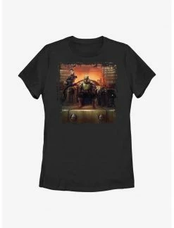 HER Star Wars: The Book Of Boba Fett Painted Throne Womens T-Shirt