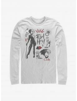 HER Disney Cruella Fashion Sketch Long-Sleeve T-Shirt
