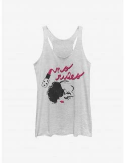HER Disney Cruella No Rules Lipstick Womens Tank Top