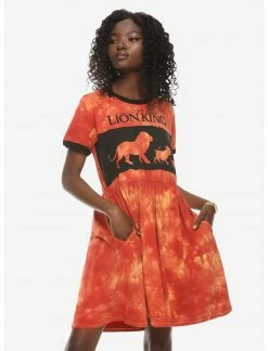 HUNIVERS Her Universe Disney The Lion King Tie-Dye Ringer Dress