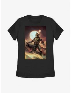 HER Star Wars: The Book Of Boba Fett Painting Womens T-Shirt