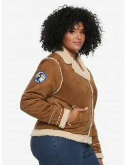 SQRENIX Tomb Raider Shadow Of The Tomb Raider Aviator Cosplay Jacket Plus Size -Her Universe shop unnamed file 1062