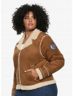 SQRENIX Tomb Raider Shadow Of The Tomb Raider Aviator Cosplay Jacket Plus Size -Her Universe shop unnamed file 1063