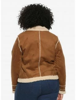 SQRENIX Tomb Raider Shadow Of The Tomb Raider Aviator Cosplay Jacket Plus Size -Her Universe shop unnamed file 1064