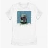 HER Star Wars: The Book Of Boba Fett Sketch Portrait Womens T-Shirt -Her Universe shop unnamed file 107