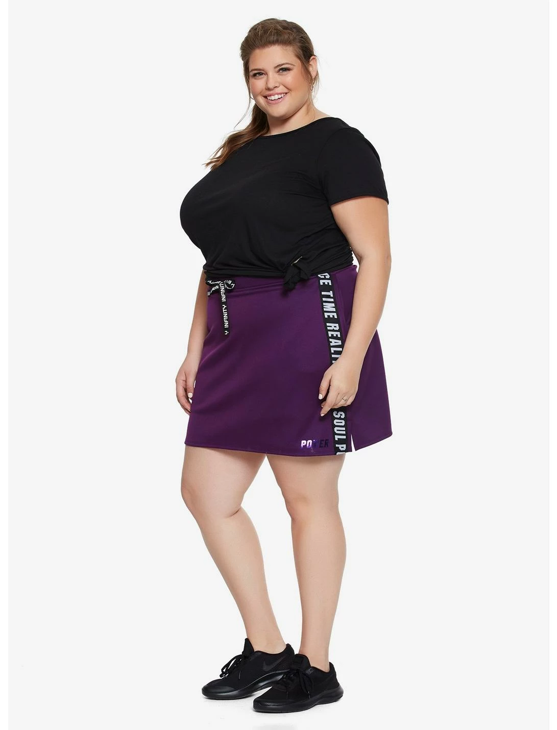 HUNIVERS Marvel Avengers: Infinity War Power Stone Active Skort Plus Size 2 HUNIVERS Marvel Avengers: Infinity War Power Stone Active Skort Plus Size - Image 2
