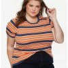HUNIVERS Star Wars Solo Striped Girls Ringer T-Shirt Plus Size -Her Universe shop unnamed file 1094