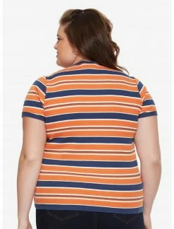 HUNIVERS Star Wars Solo Striped Girls Ringer T-Shirt Plus Size -Her Universe shop unnamed file 1096