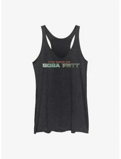 HER Star Wars: The Book Of Boba Fett Text Logo Womens Tank Top