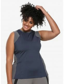 SQRENIX Tomb Raider Shadow Of The Tomb Raider Active Top Plus Size