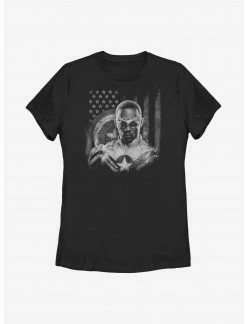 HER Marvel The Falcon And The Winter Soldier Fighting Falcon Womens T-Shirt