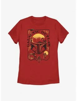 HER Star Wars: The Book Of Boba Fett Galactic Outlaw Logo Womens T-Shirt