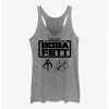 HER Star Wars: The Book Of Boba Fett Armor Logos Womens Tank Top