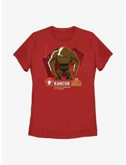 HER Star Wars Galaxy Of Creatures Rancor Species Womens T-Shirt