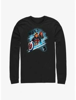 HER Marvel What If?? Captain Carter & Black Widow Team Up Long-Sleeve T-Shirt