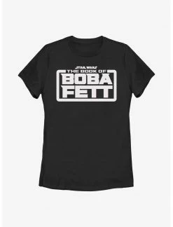 HER Star Wars The Book Of Boba Fett Basic Logo Womens T-Shirt