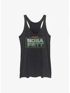 HER Star Wars The Book Of Boba Fett Main Logo Colors Womens Tank Top