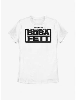 HER Star Wars The Book Of Boba Fett Basic Logo Womens T-Shirt