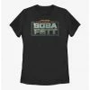 HER Star Wars The Book Of Boba Fett Main Logo Colors Womens T-Shirt -Her Universe shop unnamed file 165
