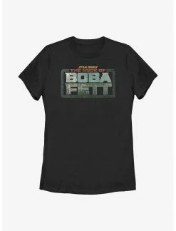 HER Star Wars The Book Of Boba Fett Main Logo Colors Womens T-Shirt