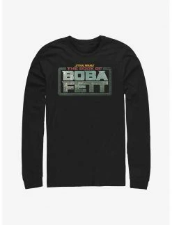 HER Star Wars The Book Of Boba Fett Main Logo Colors Long-Sleeve T-Shirt