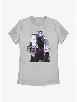 HER Marvel Hawkeye Bow On It Womens T-Shirt