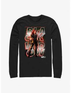 HER Marvel What If?? Black Widow Post Apocalyptic Key Art Long-Sleeve T-Shirt