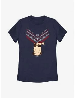 HER Marvel Hawkeye Cat Sweater Pattern Womens T-Shirt