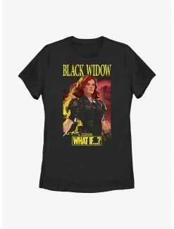 HER Marvel What If?? Black Widow Apocalyptic Suit Womens T-Shirt