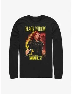 HER Marvel What If?? Black Widow Apocalyptic Suit Long-Sleeve T-Shirt