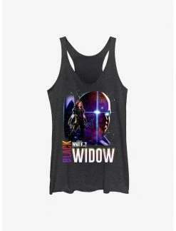 Marvel What If?? Post Apocalyptic Black Widow & The Watcher Womens Tank Top