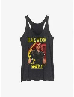 HER Marvel What If?? Black Widow Apocalyptic Suit Womens Tank Top