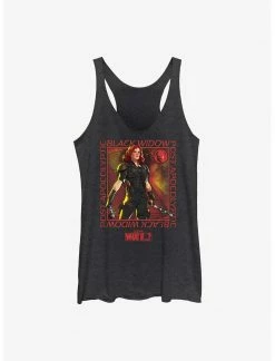 HER Marvel What If?? Post Apocolyptic Black Widow Womens Tank Top