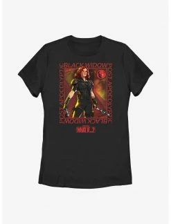 HER Marvel What If?? Post Apocolyptic Black Widow Womens T-Shirt