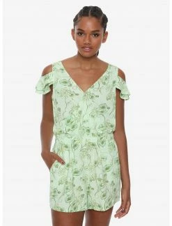 HUNIVERS Destination Disney The Princess And The Frog Cold Shoulder Romper