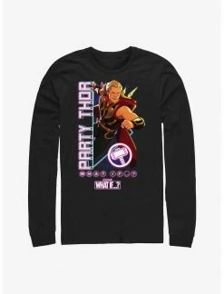 HER Marvel What If...? Party TIme Thor Long-Sleeve T-Shirt