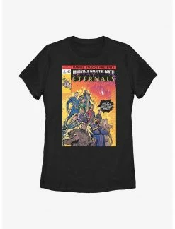 HER Marvel Eternals Vintage Comic Book Cover Womens T-Shirt