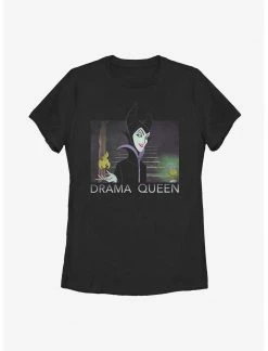 HER Disney Sleeping Beauty Maleficent Drama Queen Womens T-Shirt