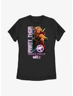 HER Marvel What If...? Party TIme Thor Womens T-Shirt