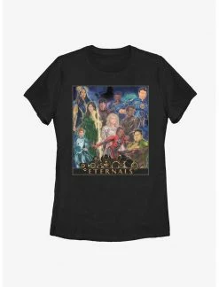 HER Marvel Eternals Gold Frame Poster Womens T-Shirt
