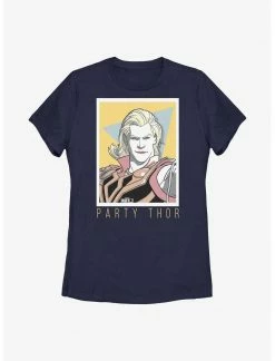 HER Marvel What If...? Party Thor Simple Womens T-Shirt