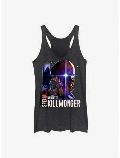 HER Marvel What If...? Special Ops Killmonger Womens Tank Top