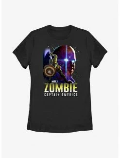 Marvel What If...? Watcher Zombie Cap Womens T-Shirt