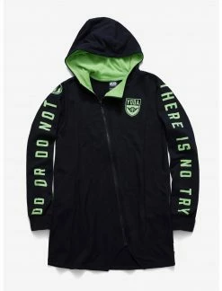 HUNIVERS Her Universe Star Wars: The Clone Wars Yoda Quote Zip-Up Hoodie