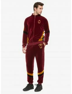 OURUNVRS Our Universe Marvel Avengers: Endgame I Am Iron Man Velour Jogger Pants Her Universe Exclusive -Her Universe shop unnamed file 374