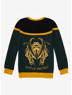 OURUNVRS Our Universe Fashion Show Winner Marvel Loki Color-Block Sweater