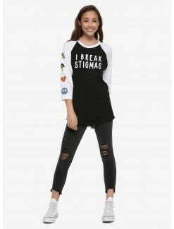 OURUNVRS Our Universe I Break Stigmas Raglan -Her Universe shop unnamed file 389