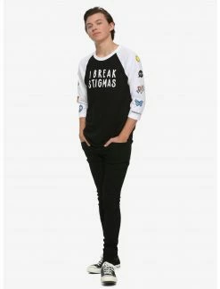 OURUNVRS Our Universe I Break Stigmas Raglan -Her Universe shop unnamed file 390