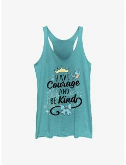 HER Disney Cinderella Have Courage & Be Kind Womens Tank Top