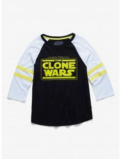 HUNIVERS Her Universe Star Wars: The Clone Wars Striped Sleeve Raglan Plus Size